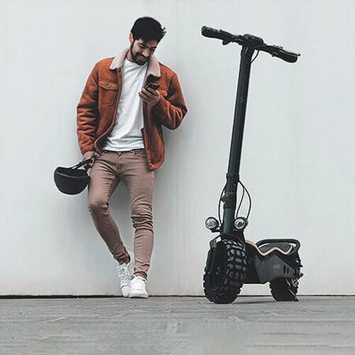 Elscooter Bongo Serie Z Off Road 12" 25 km/h 1100W Mørkegrøn