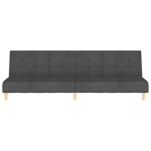 2-personers sovesofa stof mørkegrå
