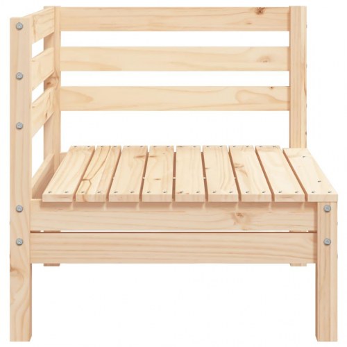 Hjørnemodul til havesofa massivt fyrretræ