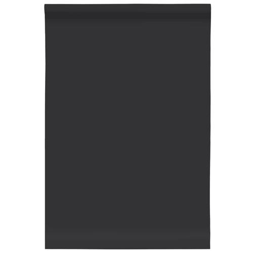 Selvklæbende folie til møbler 90x500 cm PVC mat sort