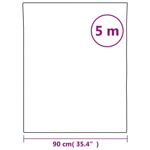 Selvklæbende folie til møbler 90x500 cm PVC mat sort