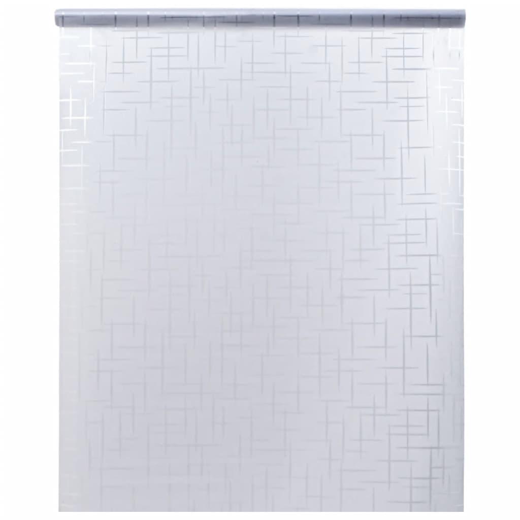 Vinduesfolie 45x500 cm PVC stjernemønster matteret