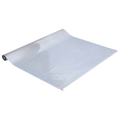 Solfilm 45x1000 cm reflekterende effekt PVC sølvfarvet