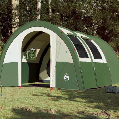 4-personers campingtelt vandafvisende grøn