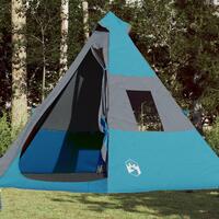 7-personers campingtelt vandafvisende blå