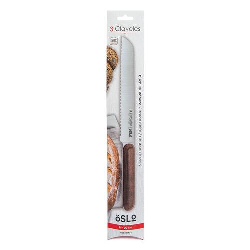 Brødkniv 3 Claveles Oslo Rustfrit stål 20 cm
