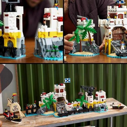 Konstruktionsspil Lego 10320 ElDorado Fortress Piratskib 2509 Dele