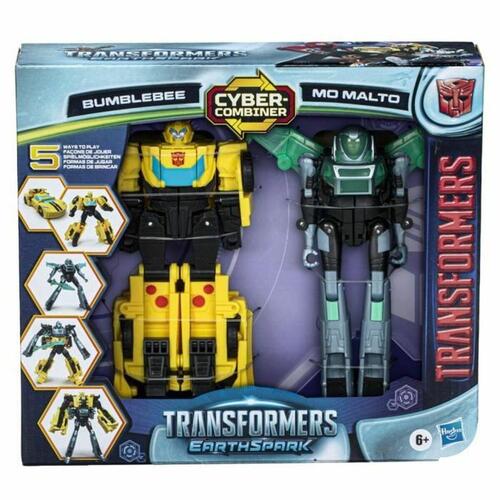 Action Figurer Hasbro Cyber-Combiner Bumblebee et Mo Malto