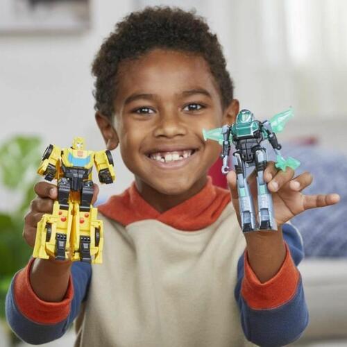 Action Figurer Hasbro Cyber-Combiner Bumblebee et Mo Malto