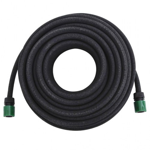 Siveslange 25 m - gummi, 0,6" (16 mm), sort