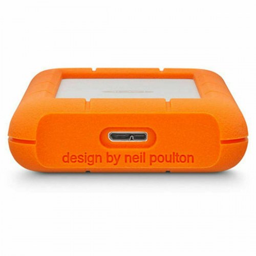 Ekstern harddisk LaCie Rugged 2 TB USB 3.2 (Orange)