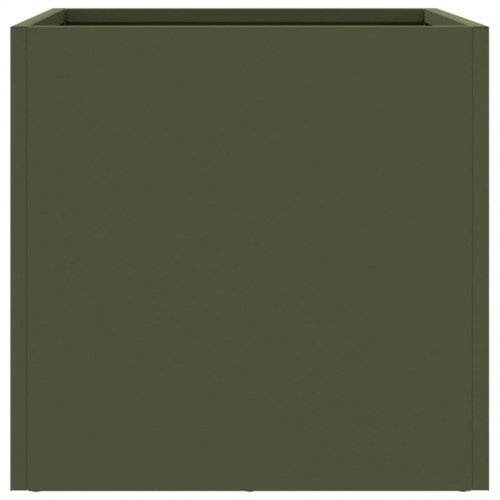 Plantekasser 2 stk. 32 x 30 x 29 cm - olivengrøn