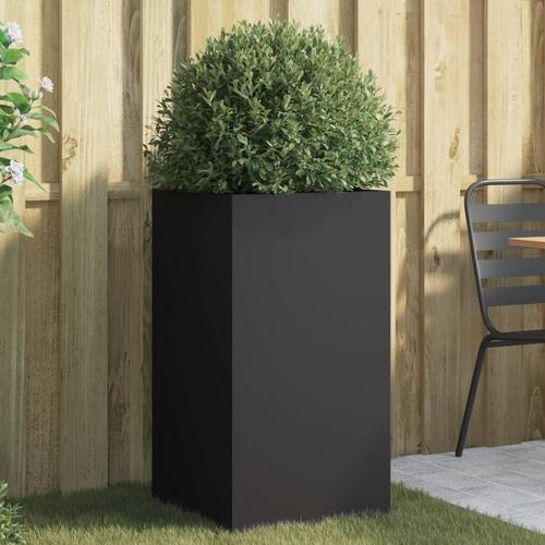 Plantekasse 42x38x75 cm stål sort