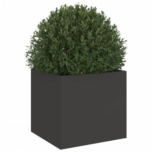 Plantekasse i koldvalset stål - sort 32 x 30 x 29 cm