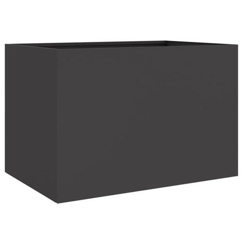 Plantekasse 62x47x46 cm koldvalset stål sort