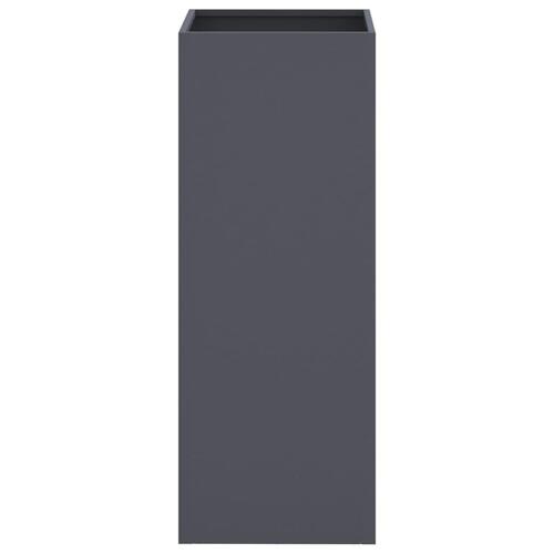Plantekasse 32x29x75 cm stål antracitgrå