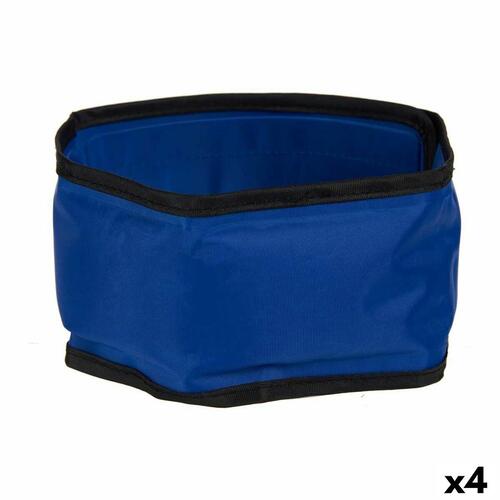 Hundehalsbånd Blå Sort PVC Gel 8 x 1 x 66 cm Nedkølende (4 enheder)