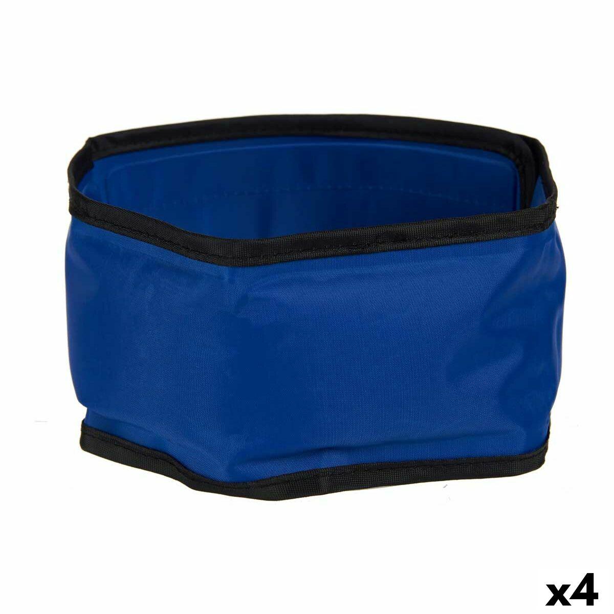 Hundehalsbånd Blå Sort PVC Gel 8 x 1 x 66 cm Nedkølende (4 enheder)