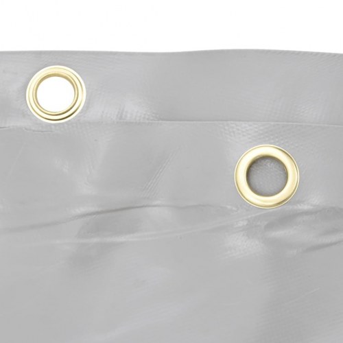 Presenning 2,5 × 4,5 m - 650 g/m², grå