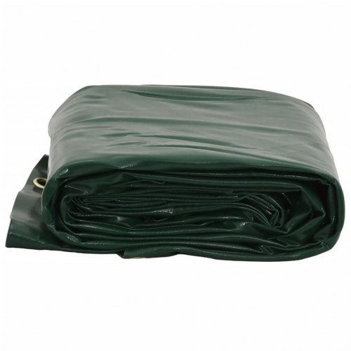 Kraftig presenning 2,5 × 4,5 m - 650 g/m², grøn