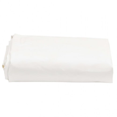 Presenning 5 x 7 m - 650 g/m², hvid