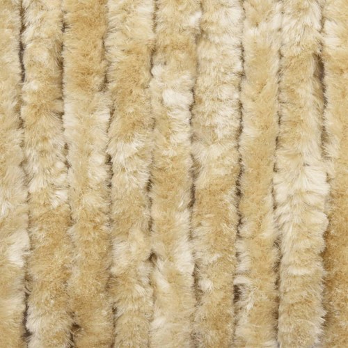 Flueforhæng 100×200 cm i chenille - beige insektgardin