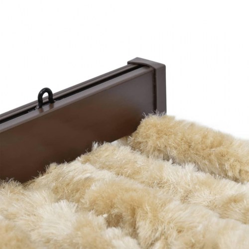 Flueforhæng 100 x 230 cm i chenille - beige