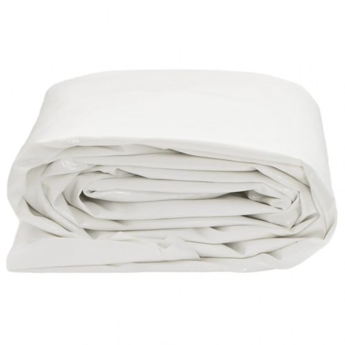 Kraftig presenning 3×4 m - 650 g/m², hvid