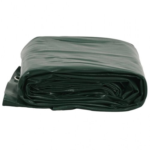 Presenning 5 × 6 m - 650 g/m², grøn