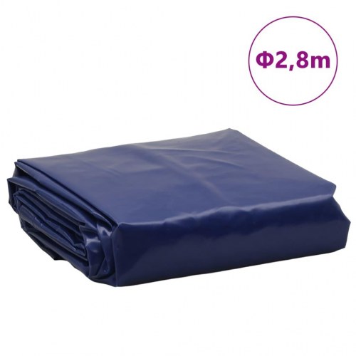 Presenning Ø 2,8 m 650 g/m² blå