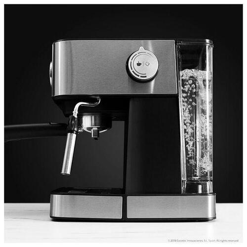 Hurtig manuel kaffemaskine Power Espresso 20 Professionale 1,5 L Sølvfarvet Sort