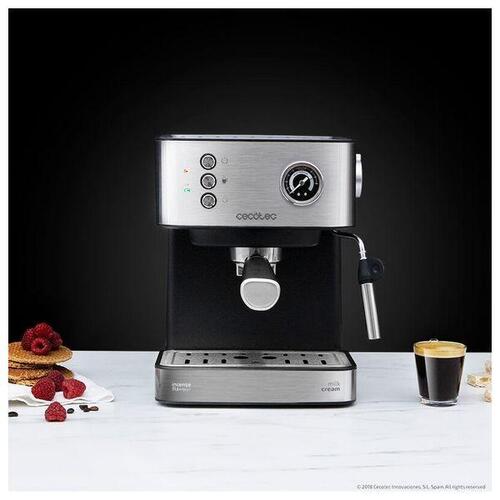 Hurtig manuel kaffemaskine Power Espresso 20 Professionale 1,5 L Sølvfarvet Sort