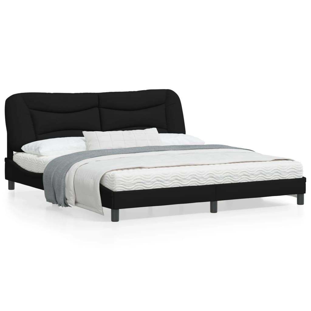 Sengeramme uden madras Hvar 180x200 cm stof sort