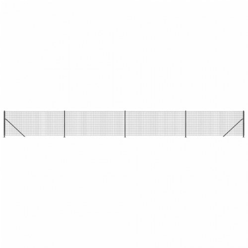 Trådhegn med flange 1x10 m antracitgrå
