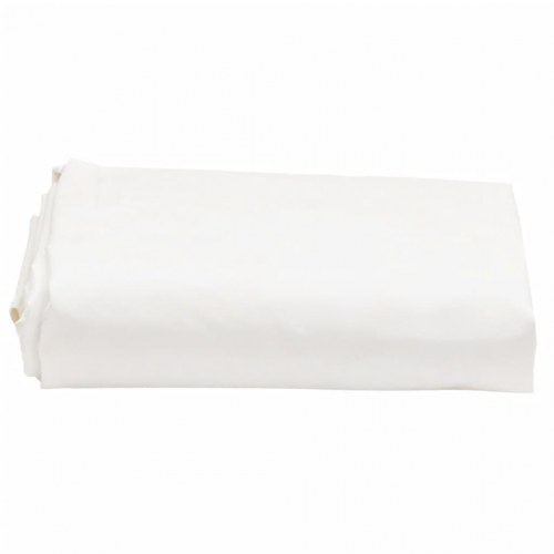 Presenning 5 × 8 m - 650 g/m², hvid kraftig tarp