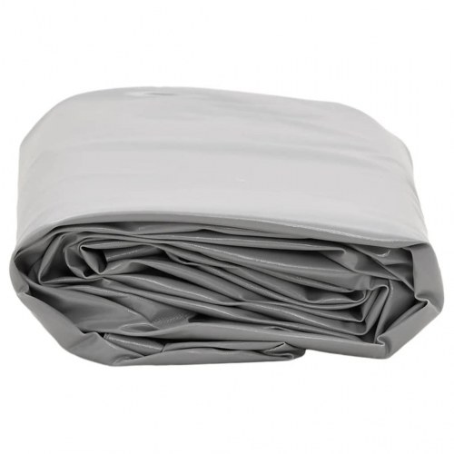 Presenning 1,5 × 2,5 m - 650 g/m², grå