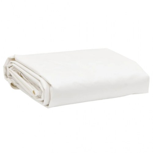 Presenning 1,5 × 2 m - hvid, 650 g/m²