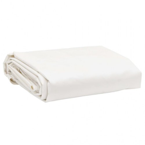 Presenning 1,5 × 2,5 m - 650 g/m², hvid