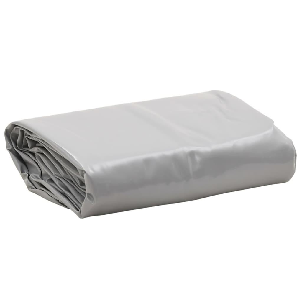 Presenning Ø 2 m 650 g/m² grå