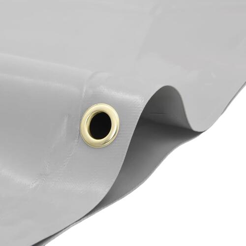 Presenning Ø 2 m 650 g/m² grå