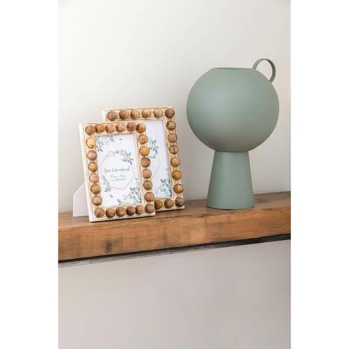Fotoramme Home ESPRIT Brun Natur Krystal Mangotræ 18 x 2,5 x 23,2 cm (12 enheder)