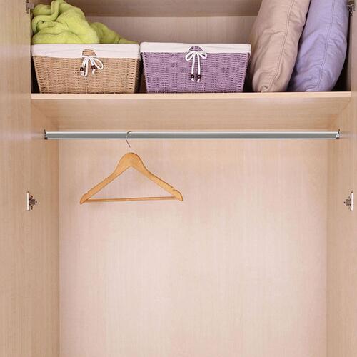 Stor Planet garderobestang - hvid oval 150 cm (15 × 25 mm)