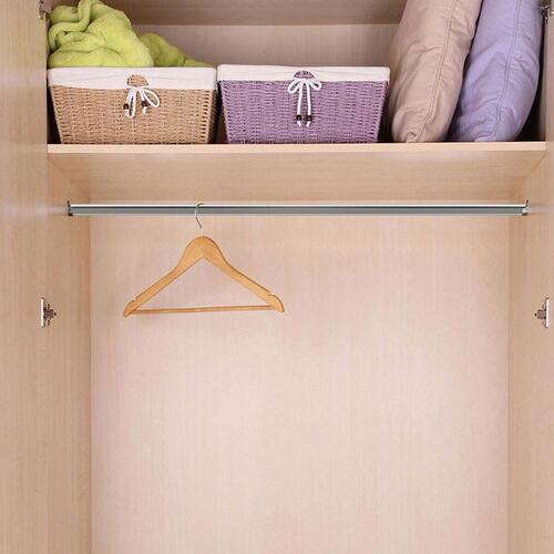 Stor Planet Cintacor garderobestang, hvid oval 100 cm (15 × 25 mm)