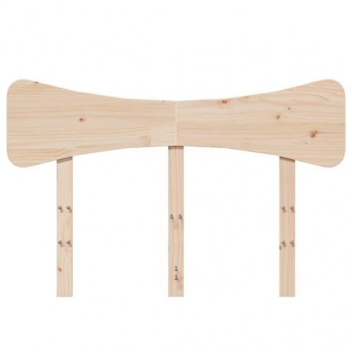 Sengegavl 120 cm i massivt fyrretræ