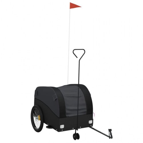 Cykelanhænger 45 kg - jern, sort