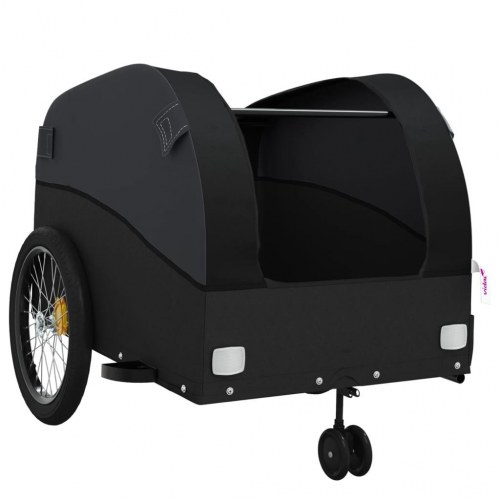 Cykelanhænger 45 kg - jern, sort