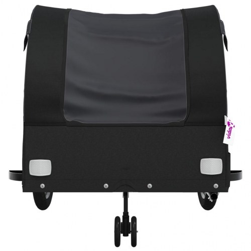 Cykelanhænger 45 kg - jern, sort