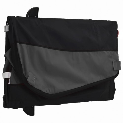 Cykelanhænger 45 kg - jern, sort