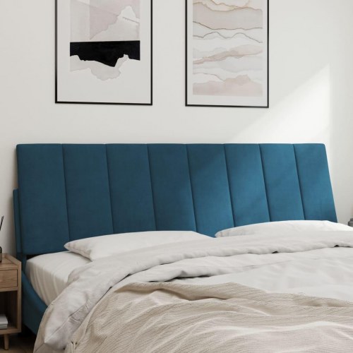 Gavlpude Hanko 160 cm - velour, blå