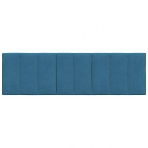 Gavlpude Hanko 160 cm - velour, blå